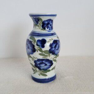 Floral Hand Painted Bud Vase